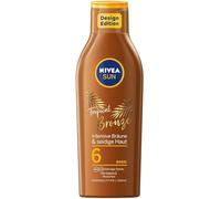 NIVEA SUN Latte Solare Carotene Bronze FP6 200 ml, Latte di protezione solare per un'abbronzatura dorata, Latte crema solare arricchito con Carotene e Vitamina E