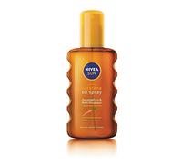 Nivea Sun Carotene Deep Tanning Oil Spray NO SPF, Golden & Lond-Lasting Tan 200 ml