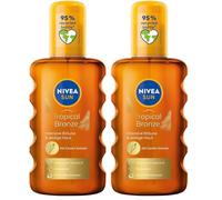 NIVEA Sun Carotene Spray olio solare, 200 ml (Confezione da 2)