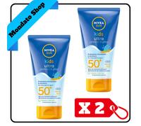 NIVEA SUN CREMA SOLARE BAMBINI SPF 50+ ULTRA PROTEZIONE 150ml (X2)