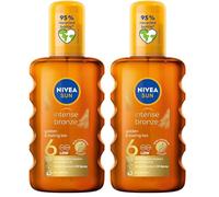 NIVEA SUN Intense Bronze Spray per carotene SPF 6, 200 ml (Confezione da 2)