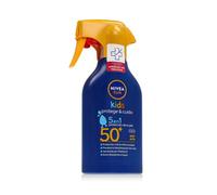 Nivea Sun Kids Protect & Care Sun Spray 5 in 1 SPF50+ waterproof protezione solare corpo 270 ml