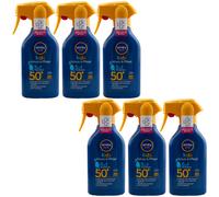 Nivea Sun Kids Protezione E Cura SPF 50+ 6 X 250Ml UVA/UVB Protezione Waterproof
