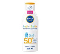 Nivea Lozione solare per bambini SPF 50 + (lozione solare pura e sensibile) 200 ml