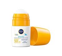 Nivea Sun Kids Sensitiv Solare Roller in confezione da 2 (2 x 50 ml), crema solare con SPF 50+, pratica lozione solare per la pelle sensibile dei bambini.