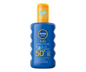 Nivea Sun Kids Spray protettivo idratante SPF50+ con colore che scompare
