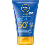 NIVEA Sun Kids To Go SPF 50+ Sun Balm, 50ml Travel Size, Extremely waterproof & Hydating, For children's delicata skin, Instant UVA/UVB protection Prevents Skin drying, Ideal for hand luggage