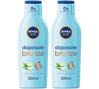 Nivea Sun Latte Doposole Bronze 200 ml, Dopo sole idratante per un'abb