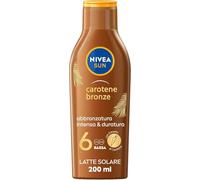 Nivea Sun Carotene Bronze Latte Solare Con Estratto Di Carotene SPF 6 200 ml