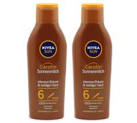 Nivea Sun Latte Solare Carotene, SPF 6, confezione da (2 X 200 ML)