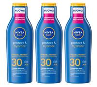 Nivea Sun Latte Solare Protect & Hydrate SPF30 200 ml, Crema solare 30
