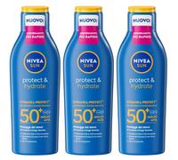 Nivea Sun Latte Solare Protect & Hydrate SPF50+ 200 ml, Crema solare 5