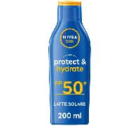 Nivea Sun Latte Solare Protect&Hydrate SPF50+ Crema Idratante 48h 200 ml