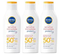 Nivea Sun Latte Solare Sensitive Immediate Protect FP50+ 200 ml, Crema