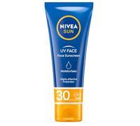 Nivea Sun Lightweight Protection and Moisturizing Face Cream High Protection Formula, Fast Absorbing Daily Face Cream, Non-Greasy Finish, 50 ml, Travel Size