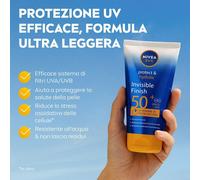 Nivea Sun Protect & Hydrate Invisible Finish SPF 50+ 150 ml, Crema sol