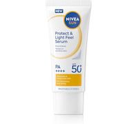 NIVEA SUN Protect & Light Feel Serum SPF 50+ Light 90 ml, Protezione solare viso e corpo idratante, Protezione 50+ dalla texture ultra-leggera e invisibile, Per tutti i tipi di pelle, anche sensibile
