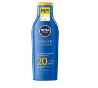 NIVEA Sun Protect & Moisture Lozione SPF 20, idratata per 48h, 200 ml