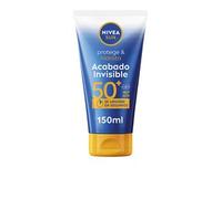 NIVEA SUN Protect & Idrata Finiture Invisibili SPF 50+ (150 ml), lozione solare dalla texture leggera, crema idratante con acido ialuronico, crema protettiva impermeabile