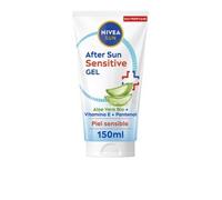 NIVEA SUN After Sun Sensitive Gel-Crema (1 x 175 ml), crema calmante con aloe vera, crema hidratante para piel sensible y con alergia al sol