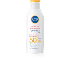 NIVEA SUN Sensitive Immediate latte abbronzante per pelli sensibili SPF 50+ 200 ml