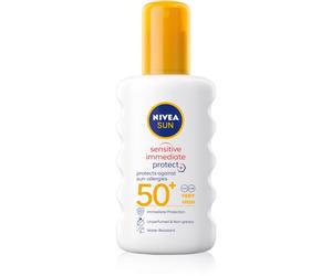 NIVEA SUN Sensitive Immediate spray solare protettivo SPF 50+ 200 ml