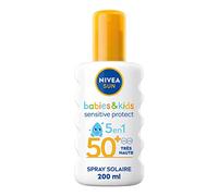 Nivea Sun Spray Protettivo Kids Sensitive Protect/Play FPS 50 + 200 ml