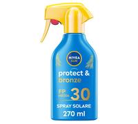 Nivea Sun Spray Solare Protect & Bronze Fp30 270ml Crema Solare 30 Per Un'Abbronzatura Dorata