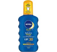NIVEA Sun Spray solare protezione e cura SPF 30 (200 ml), protezione solare spray per 48 ore di umidità, protezione solare istantanea con sistema di filtraggio UVA/UVB altamente efficace