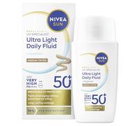 NIVEA SUN Ultra Light Daily Fluid MEDIUM Tinted SPF50+ 40 ml