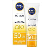 Nivea Sun Crema Solare Viso e Contorno Occhi Anti-Rughe & Anti-Macchie FP 50 - Flacone da 50ml