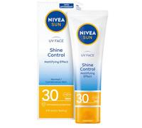 Nivea Sun UV Crema Solare Viso Shine Control Cream per Mat Look SPF30 50ml