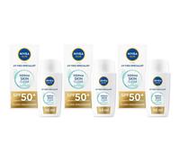 Nivea Sun Uv Viso Derma Skin Clear FP50+ 40 ml, Crema solare viso anti