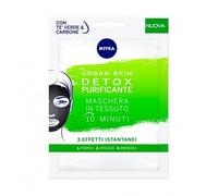 NIVEA Hyaluron Cellular Filler Maschera Tessuto 10 Min, Maschera acido ialuronico, Maschera viso idratante con infusione di Siero, Face mask per la produzione di Acido Ialuronico e Collagene