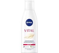 NIVEA Vital, latte detergente per la pelle matura, rimuove accuratamente il trucco e lo sporco della pelle, delicato latte detergente (200 ml)