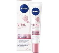 NIVEA Vital, siero di bellezza 3 in 1 per pelli mature, siero idratante intensivo per mitigare macchie di pigmento e età, cura del viso con effetto rassodante (40 ml)