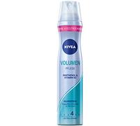 NIVEA Volume & Hold - Spray fortificante con protezione UV, pantenolo e vitamina B3, lacca per visibilmente più volume e tenuta 24 ore (livello 4), spray vegano senza silicone