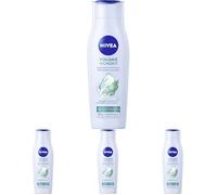 NIVEA Volume Wonder Shampoo rinforzante (250 ml), volume shampoo con collagene ed estratto di bambù naturale, senza silicone, shampoo per capelli per un effetto volume immediato (Confezione da 4)