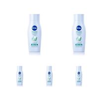 NIVEA Volume Wonder Shampoo rinforzante (50 ml), volume shampoo con collagene ed estratto di bambù naturale, senza silicone, shampoo per capelli per un effetto volume immediato (Confezione da 5)