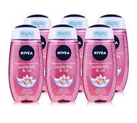 Nivea Waterlily & Oil - Doccia nutriente, confezione da 6 (6 x 250 ml)