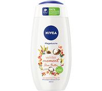 NIVEA Winter Moment Shea Doccia (250 ml), Gel doccia invernale con profumo di burro di karitè, doccia crema con olio di cura