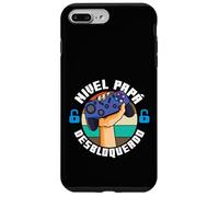 Nivel Papà sbloccato Regalo Padres Gamer Custodia per iPhone 7 Plus/8 Plus