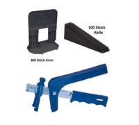 Nivelliersystem 2 MM 300 Cinturino 100 Zeppe + Metallzange Peygran Piastrelle