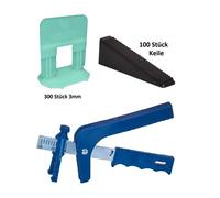 Nivelliersystem 3 MM 300 Cinturino 100 Zeppe + Metallzange Peygran Piastrelle