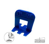 Nivelliersystem Piastrelle 1000 Pezzo 1mm Zuglaschen " SVP-noVa "