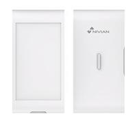 Nivian NVS-VIBRATION2 - Sensore di Vibrazione e Rottura Vetro Wireless | Rilevatore Anti-urto per Finestre, Vetrine e Oggetti | Portata 100 m | Senza Fili | Compatibile con Allarme Nivian