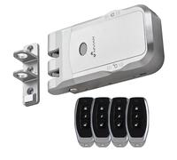Nivian Serratura invisibile elettronica senza fili NV-REMOTEBOLT - Serratura antivandalica a radio frequenza con telecomando, doppio motore, apertura e chiusura da interno ed esterno (Nessuna App)