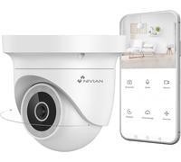 NIVIAN Telecamera di sicurezza motorizzata 2K con WiFi rilevamento del movimento