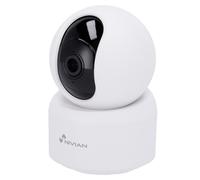 NIVIAN - Telecamera Dome WiFi 360º 2K, Visione Notturna, Audio (m6Z)