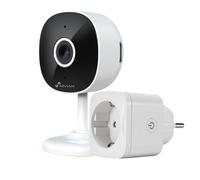 NIVIAN Telecamera WiFi 2.4Ghz-Registrazione su MicroSD(Non inclusa)-2K-Rilevamen